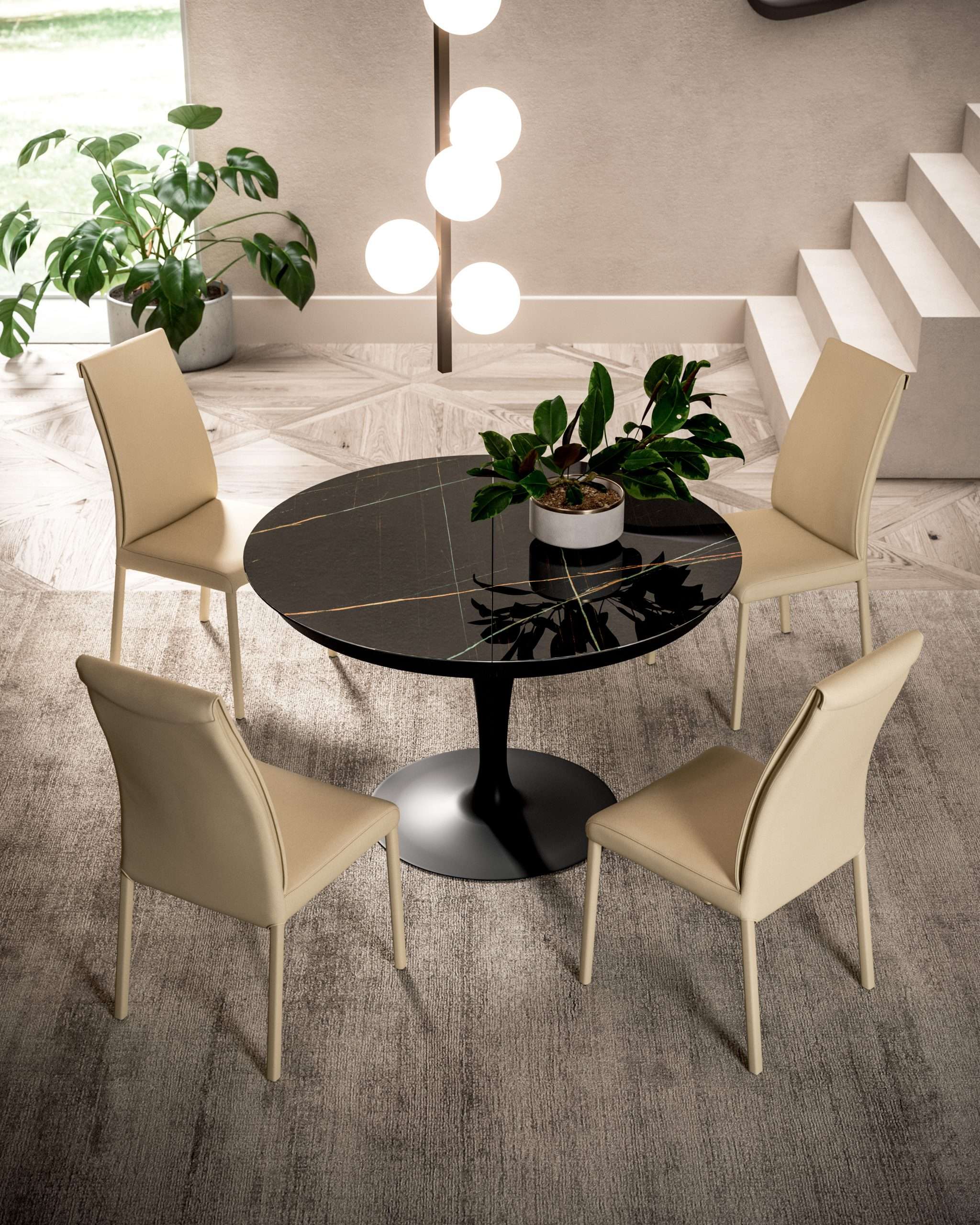 5-piece table and chair set