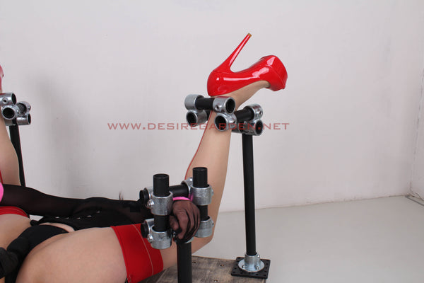 Device Bondage Steel tube restraint BDSM furniture Dungeon Furniture The lower body is forced to leak the bondage